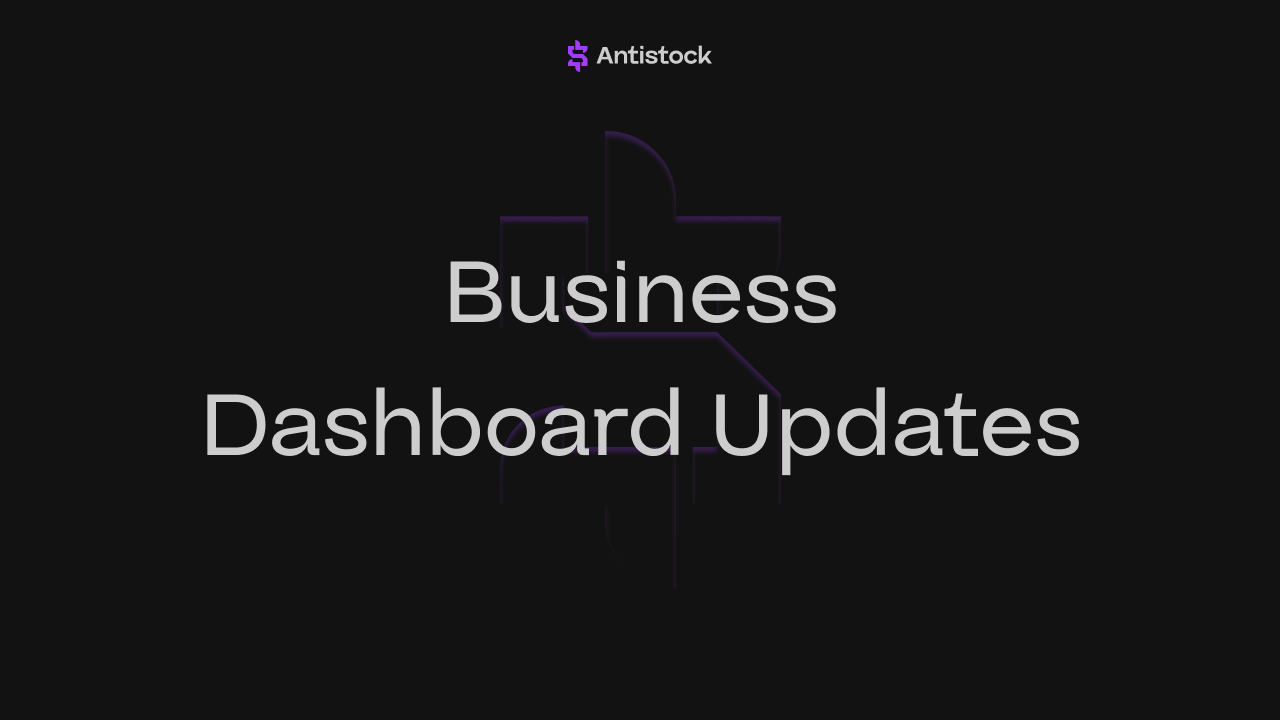 Business dashboard updates