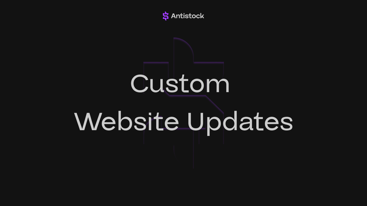 Custom website updates