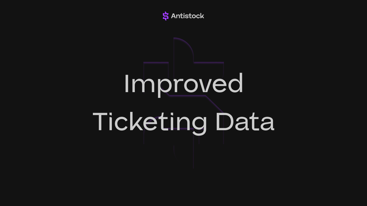 Improved ticketing data
